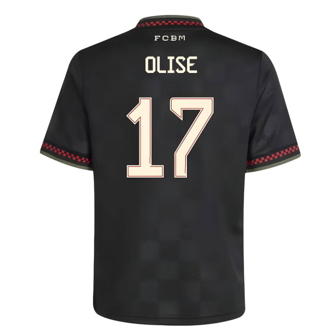 2025-2026 Bayern Munich Third Shirt (Kids) (Olise 17)-SoccerKits Hub | Buy Soccer Jerseys Online